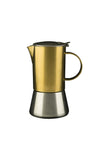 Edited by La Cafetiere Gold & Brushed Chrome Stovetop