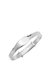 Sterling Silver Baby ID Celtic Bangle, Silver