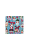 IHR Christmas Decoration Napkins, Blue Multi