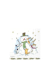 IHR Snowman with Friends Napkins, White