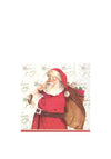 IHR Mister Claus Napkins, White Multi