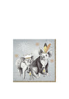 IHR Party Pigs Napkins, Grey Gold