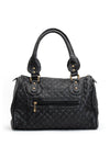 Zen Collection Small Quilted Duffle Bag, Black