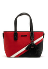 Zen Collection Striped Shopper Bag, Red