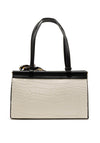 Zen Collection Animal Print Shoulder Bag, White
