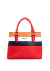 Zen Collection Colour Block Grab Bag, Red