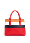 Zen Collection Colour Block Grab Bag, Red