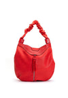 Zen Collection Scrunchie Strap Hobo Bag, Red