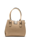 Zen Collection Snake Print Shoulder Bag, Beige