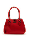 Zen Collection Snake Print Shoulder Bag, Red