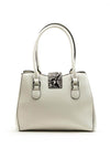 Zen Collection Snake Print Shoulder Bag, White