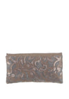 Le Babe Polly Metallic Jacquard Clutch Bag, Bronze