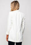 Seventy1 Long Blazer Jacket, White
