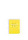 Lagom Design One Tequila Two Tequila Three Tequila Floor! Card