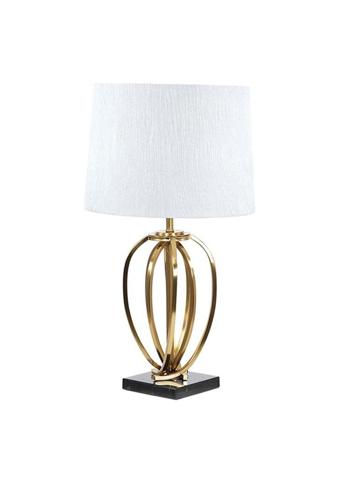 Fern Cottage Interiors Table Lamp, White & Gold
