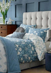 Laura Ashley Parterre Printed Floral 200TC Duvet Set, Sea Spray