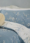 Laura Ashley Pussy Willow Printed Floral 200TC Duvet Set, Dark Sea Spray