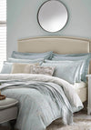 Laura Ashley Pussy Willow Printed Floral 200TC Duvet Set, Duck Egg