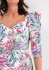 Laura Bernal Petal Print Midi Dress, Multi