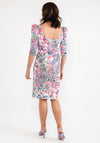 Laura Bernal Petal Print Midi Dress, Multi