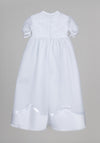 Laura D Design Lace Tulle Christening Gown, White