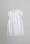 Laura D Design Linen Christening Gown, White