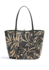 Ralph Lauren Reversible Large Floral Print Tote Bag, Black