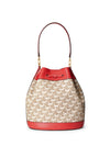Ralph Lauren Andie Large Bucket Bag, Red