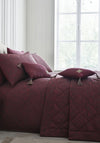 Laurence Llewelyn Bowen Sleeping Beauty Florian Bedspread, Claret