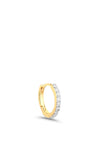 Lav’z Jewellery Cubic Zirconia Full Pave Clicker, Gold