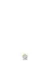 Lav’z Jewellery Cubic Zirconia Star Threaded Stud, Gold