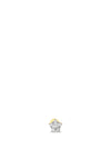 Lav’z Jewellery Cubic Zirconia Star Threaded Stud, Gold