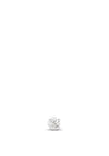 Lav’z Jewellery Cubic Zirconia Threaded Stud, Silver