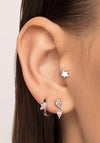 Lav’z Jewellery Star Shaped Cartilage Stud, Silver