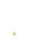 Lav’z Jewellery Cubic Zirconia Trinity Threaded Stud, Gold
