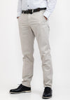 LCDN Berny Comfort Stretch Chinos, White Sand