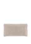 Le Babe Suede Shimmer Clutch Bag, Champagne