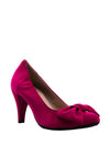 Le Babe Suede Bow Court Shoes, Pink