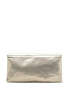 Le Babe Suede Shimmer Clutch Bag, Pearl