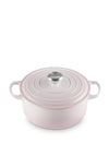 Le Creuset Signature Round 24cm Casserole Dish, Shell Pink