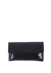 Le Babe Patent Leather Clutch Bag, Deep Navy