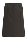 Barbara Lebek Elasticated Linen Skirt, Brown