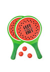 Legami Milano Watermelon Beach Rackets, Red & Green