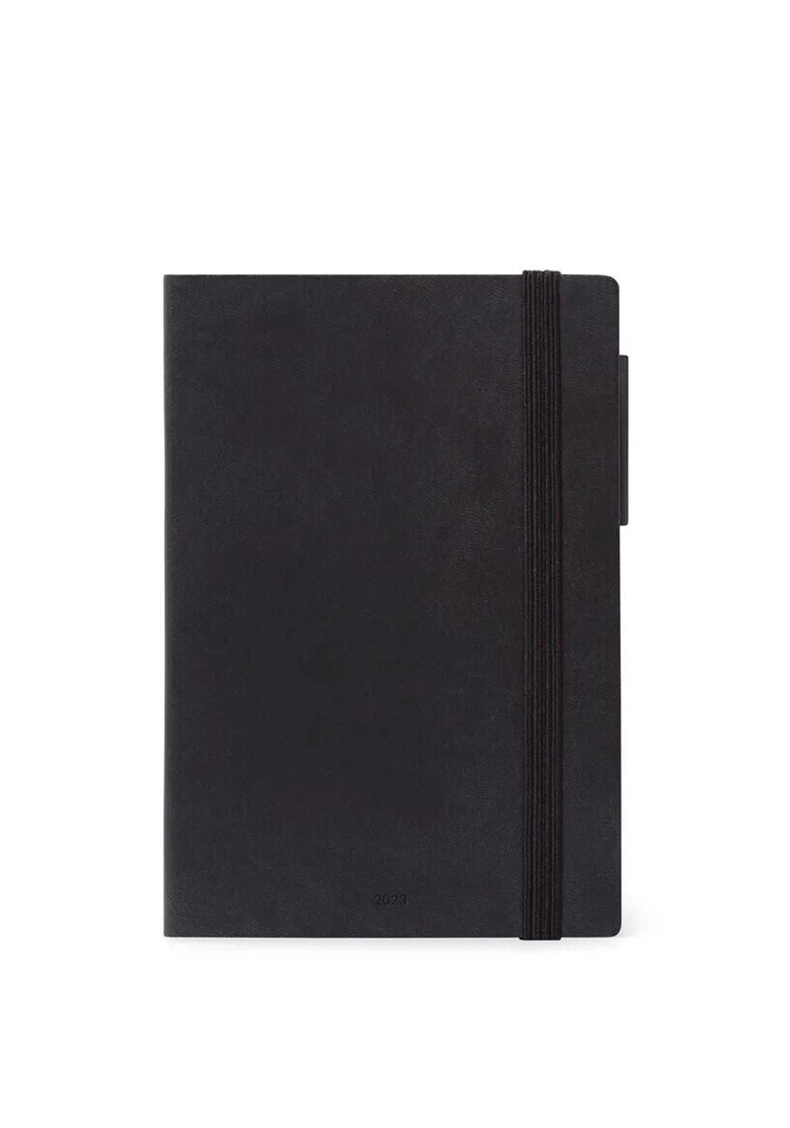 Legami Milano Medium 2023 Daily Diary, Black