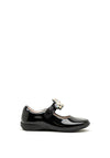 Lelli Kelly Patent Unicorn Velcro Strap Shoes, Black
