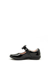 Lelli Kelly Patent Unicorn Velcro Strap Shoes, Black