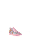 Lelli Kelly Girls Love Rainbow High Top Trainer, Pink Multi