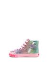 Lelli Kelly Girls Rainbow Gem High Top Trainers, Pink Multi
