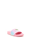 Lelli Kelly Girls Rainbow Glitter Sliders, Pink
