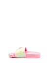Lelli Kelly Girls Rainbow Glitter Sliders, Pink